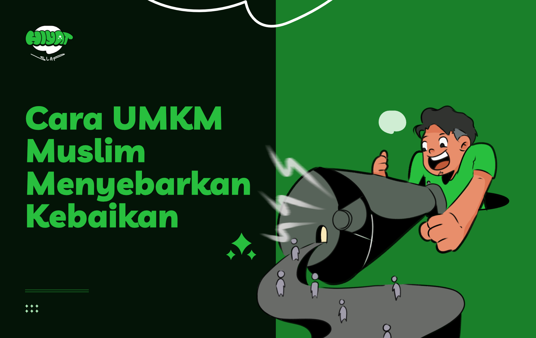 Menunjukan Ilustrasi Kampanye Brand dari HiyatSlap.com